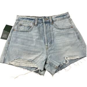Wild Fable Women's Light Wash High Rise Cut-Off Jean Shorts - Size 8 - NWT